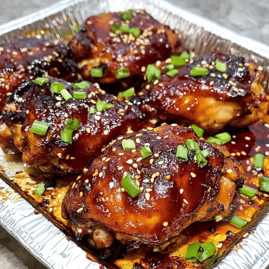 Get ready for a flavor explosion! These Sticky Spicy BBQ Chicken Thighs are juicy, tender, and coated in a rich, homemade sauce that balances sweetness with a hint of heat. Perfect for summer BBQs or cozy family dinners, this dish is sure to impress. Save this recipe to bring some deliciousness to your next gathering!