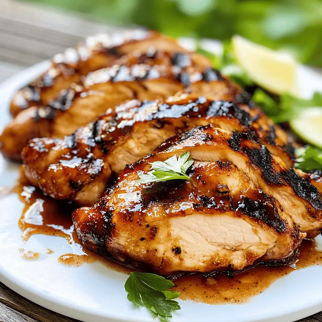 Transform your grilled chicken with this unbeatable marinade! Combining zesty lemon, fresh herbs, and a hint of garlic, this recipe ensures every bite bursts with flavor. Perfect for summer cookouts, family dinners, or meal prep, simply marinate your chicken for a few hours and grill to perfection. Save this for your next BBQ adventure!