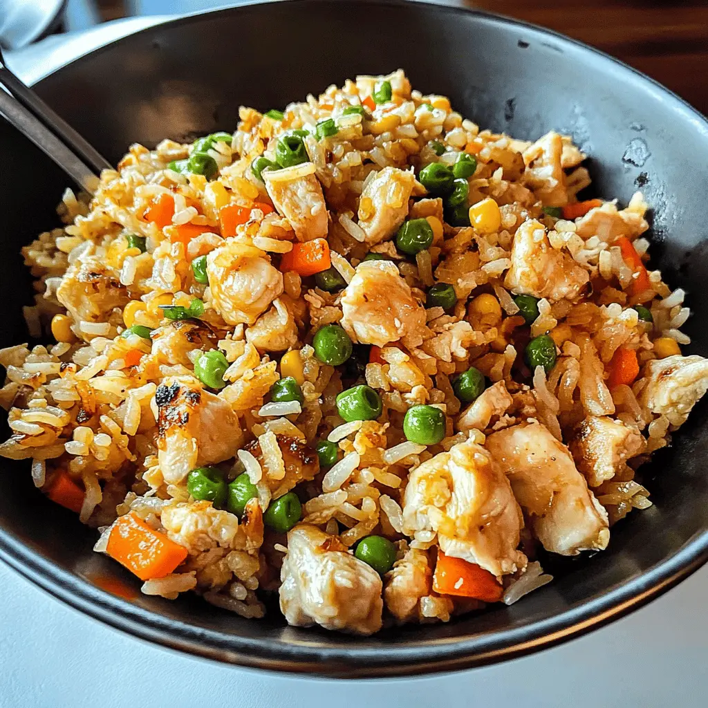 Looking for a crowd-pleaser? This Blackstone Hibachi Chicken Fried Rice is packed with flavor and perfect for any gathering! Featuring tender chicken, colorful vegetables, and perfectly cooked rice, this recipe shines with delicious soy and garlic notes. Save this pin now for your next BBQ, family gathering, or potluck, and impress your guests with this easy and tasty dish!