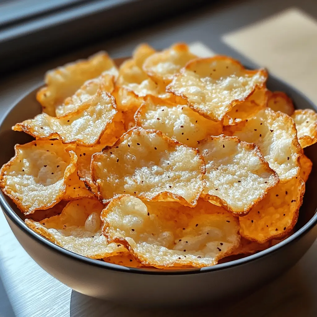Looking for a crunchy snack that's both satisfying and healthy? These Crispy Cottage Cheese Chips are your answer! Made with just a few simple ingredients, they deliver a delightful crunch and rich flavor. Perfect for dipping or enjoying on their own! Save this recipe for your next movie night or afternoon treat!