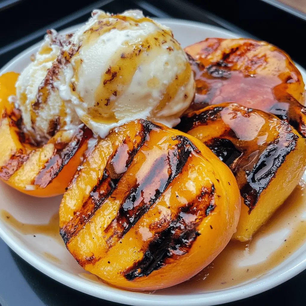 Treat yourself to the ultimate summer dessert! Grilled peaches served warm, topped with creamy vanilla ice cream, create a delightful blend of sweetness and smokiness. Perfect for backyard gatherings or a cozy night in. Save this recipe for an easy, refreshing treat that impresses every time! 🍑🍦