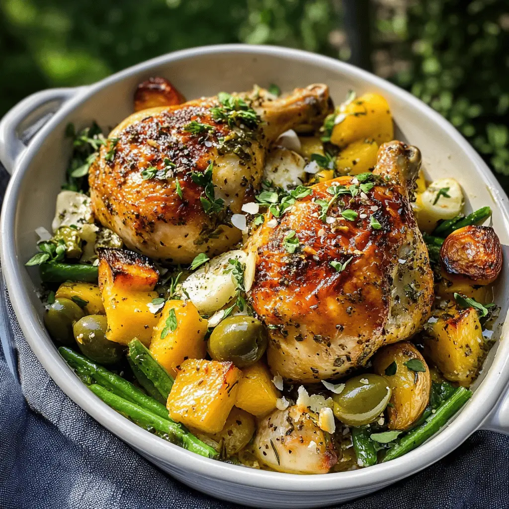 Looking for a comforting meal that's easy to make? This Herb Roasted Chicken with Spring Veggies is bursting with flavor! Perfectly seasoned chicken pairs beautifully with fresh asparagus, carrots, and potatoes for a delightful dinner. Save this recipe for your next family gathering or cozy night in!
