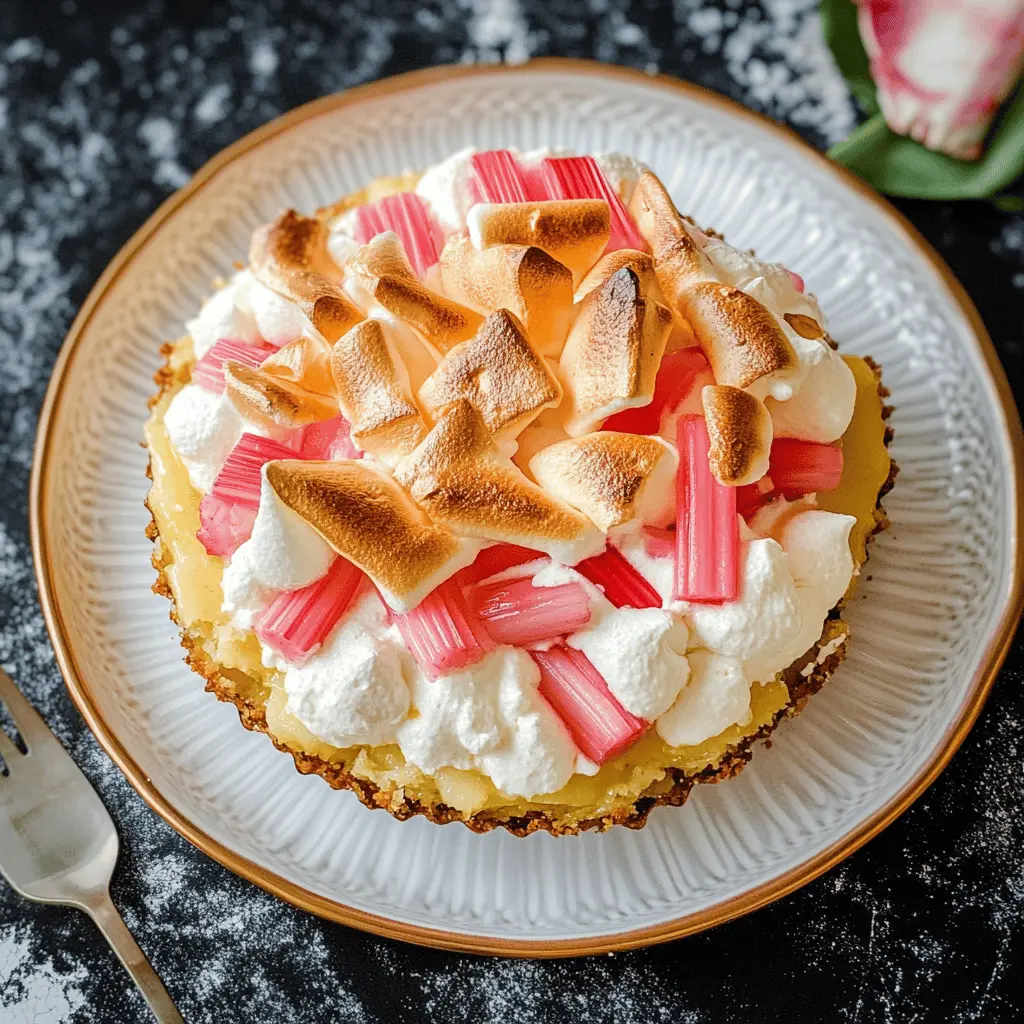 Get ready to impress with this delightful Rhubarb Meringue Dessert! Featuring tangy rhubarb perfectly balanced by a light, airy meringue, this dessert is a showstopper for any occasion. With its sweet and tart flavor combination, it’s perfect for spring gatherings and family celebrations. Save this recipe to make a wonderful treat that will have everyone asking for seconds!