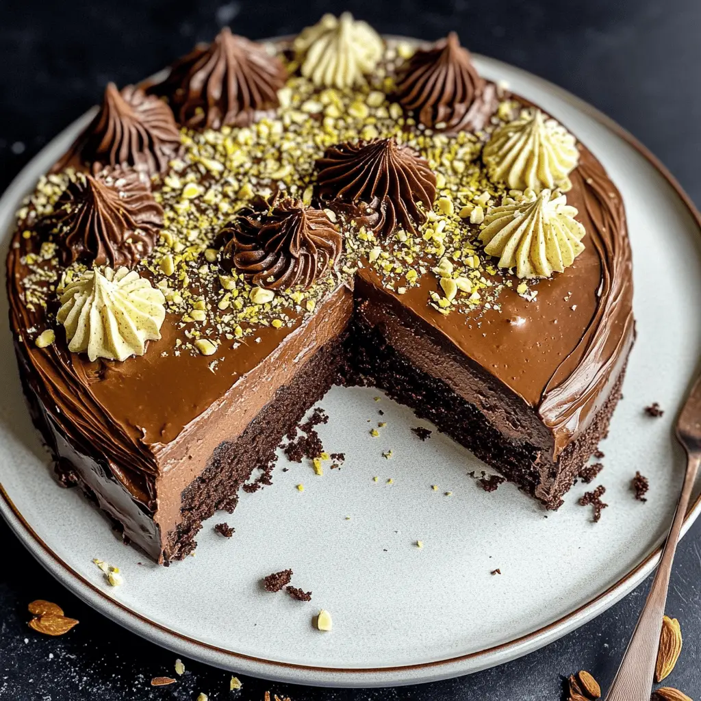 Easy Dubai Chocolate Cake Recipe