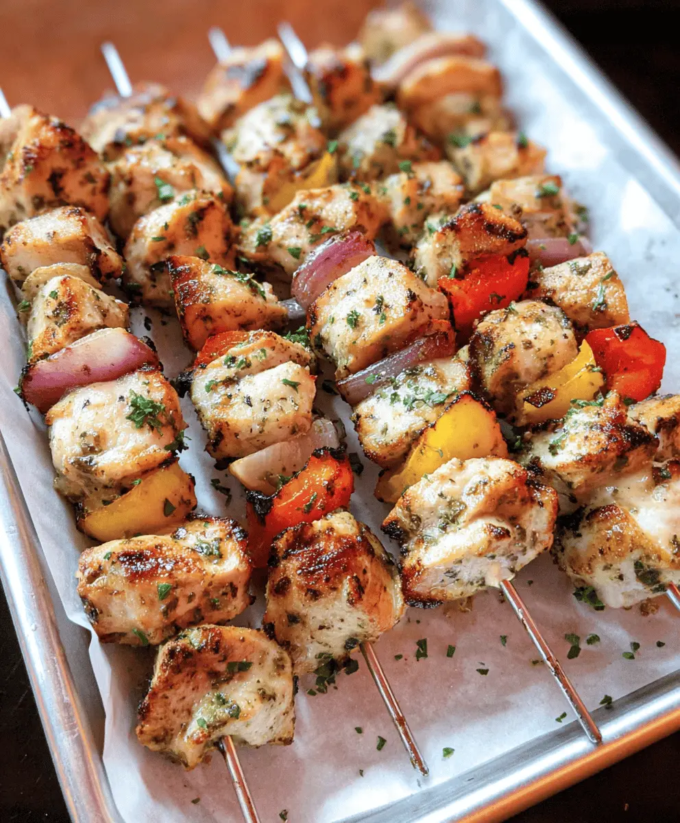 Easy Oven-Baked Chicken Kabobs Recipe