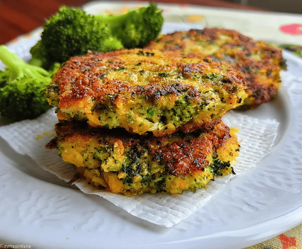 Easy Cheesy Broccoli Patties Recipe