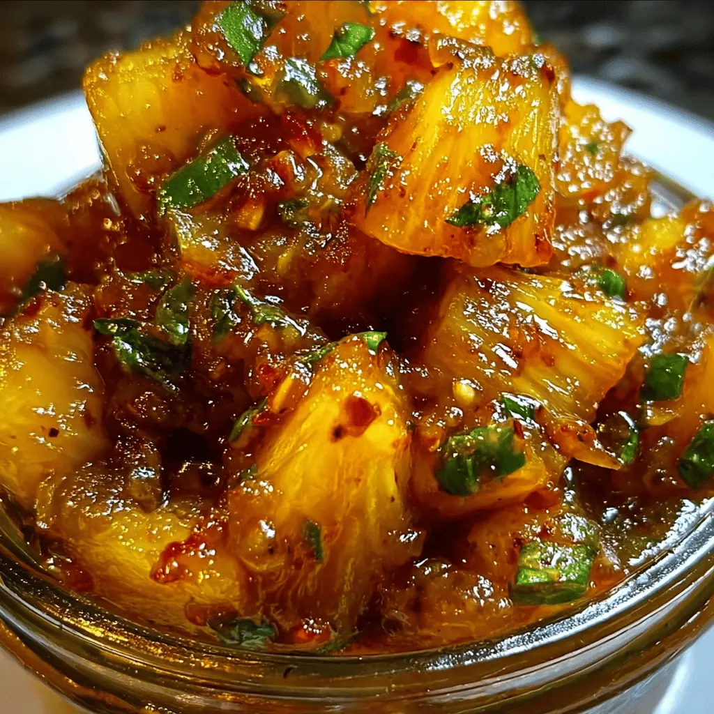 Easy Spicy Pineapple Jalapeño Chutney Recipe
