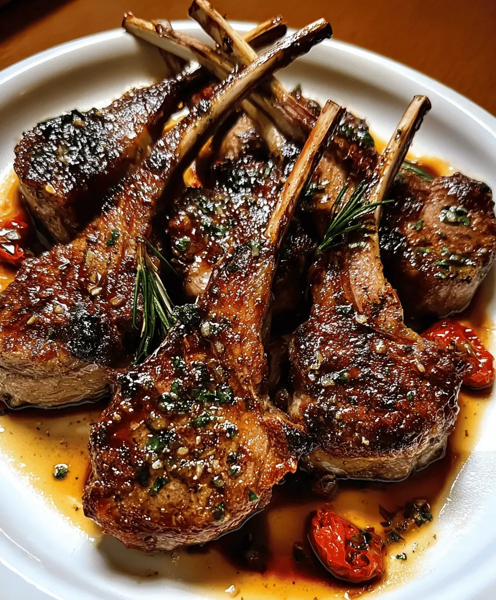 Easy Honey Garlic Glazed Lamb Chops Recipe