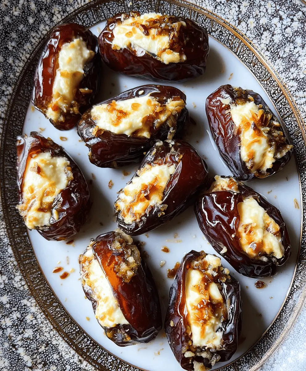 Easy Mascarpone Stuffed Dates Recipe