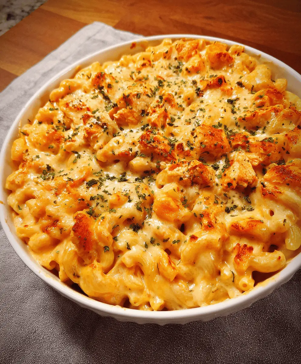 Easy Cheesy Buffalo Mac and Cheese Recipe