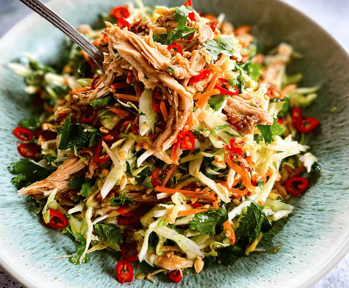 Easy Thai Chicken Salad Recipe for Summer