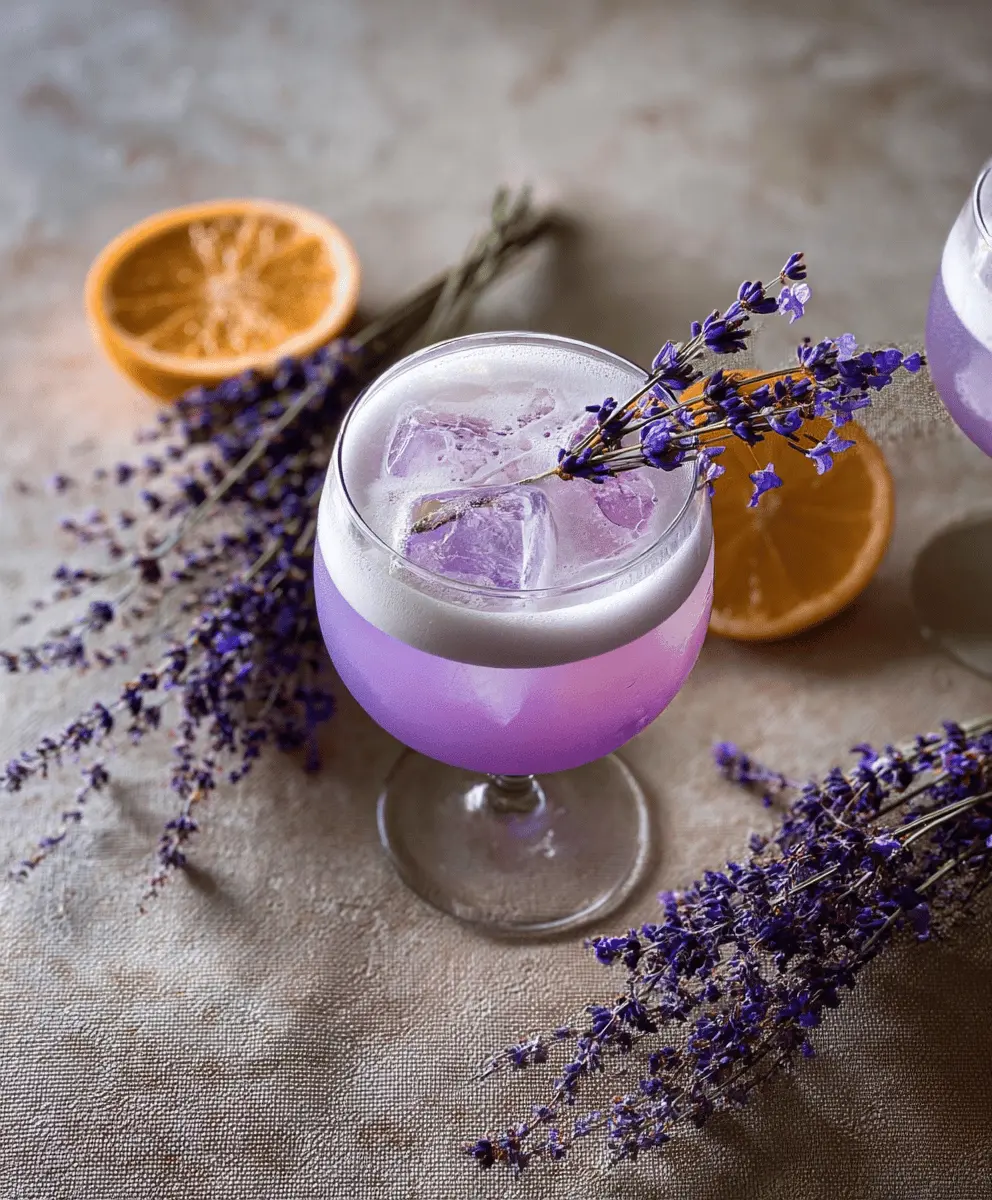 Refreshing Lavender Gin Sour Recipe