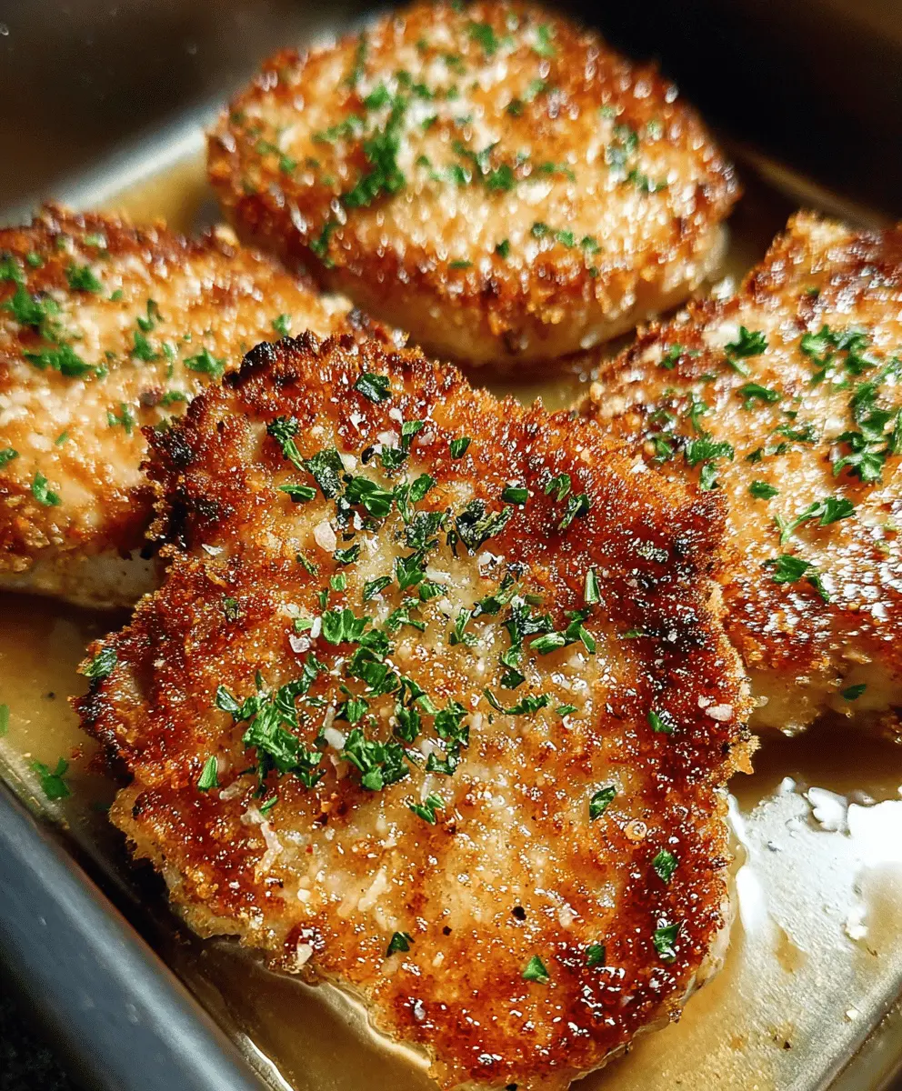 Crispy Baked Parmesan Pork Chops Recipe