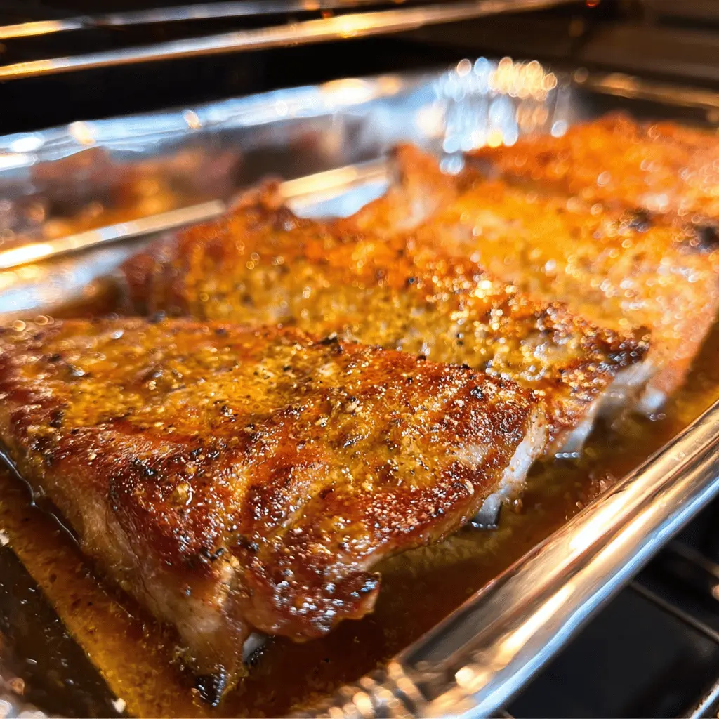 Easy Oven-Baked Mustard Pork Ribs Recipe