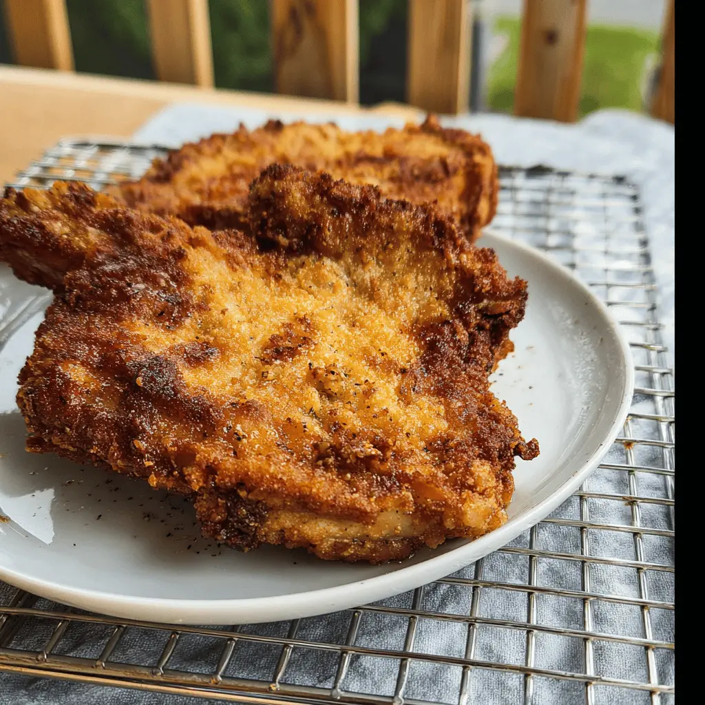 Easy Crispy Fried Pork Chops Recipe