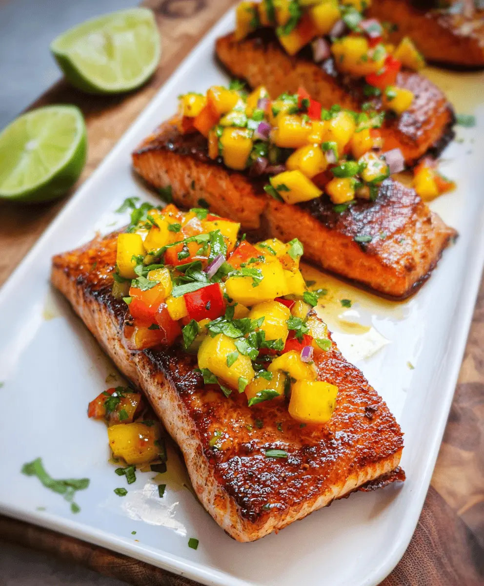 Easy Salmon With Fresh Mango Salsa Recipe