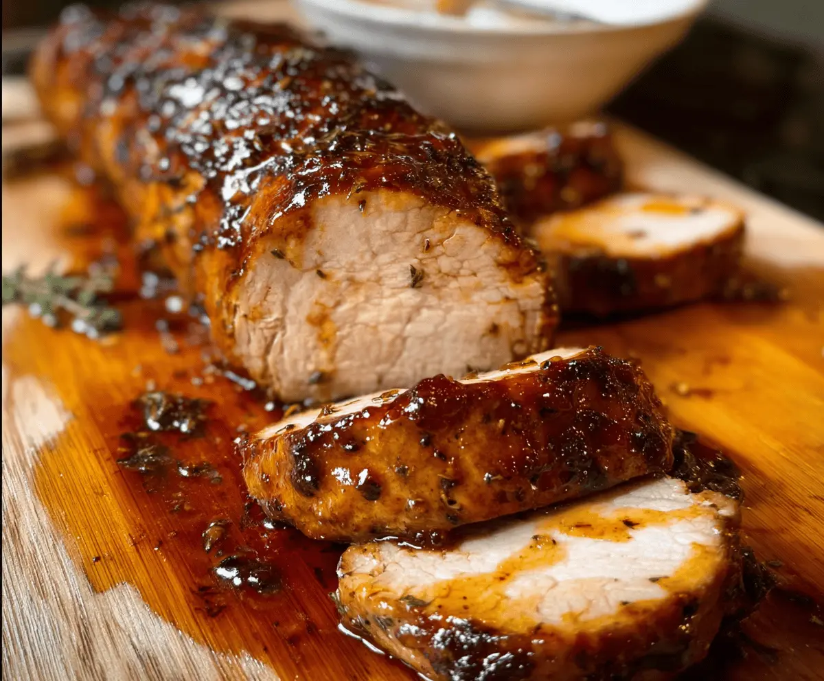 Easy Oven Baked BBQ Pork Tenderloin Recipe