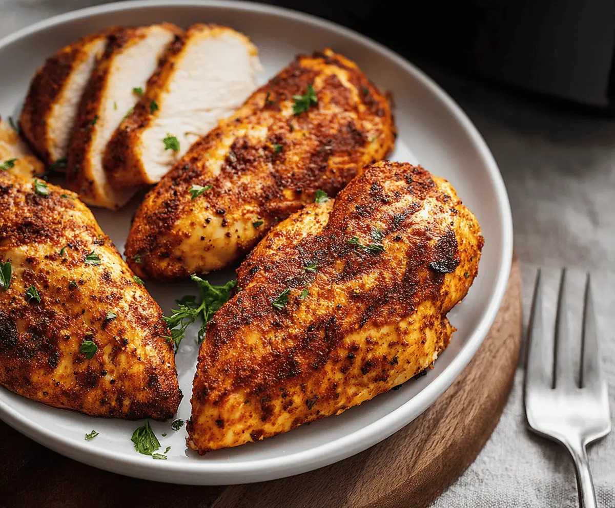 Easy Air Fryer Chicken Breasts Recipe
