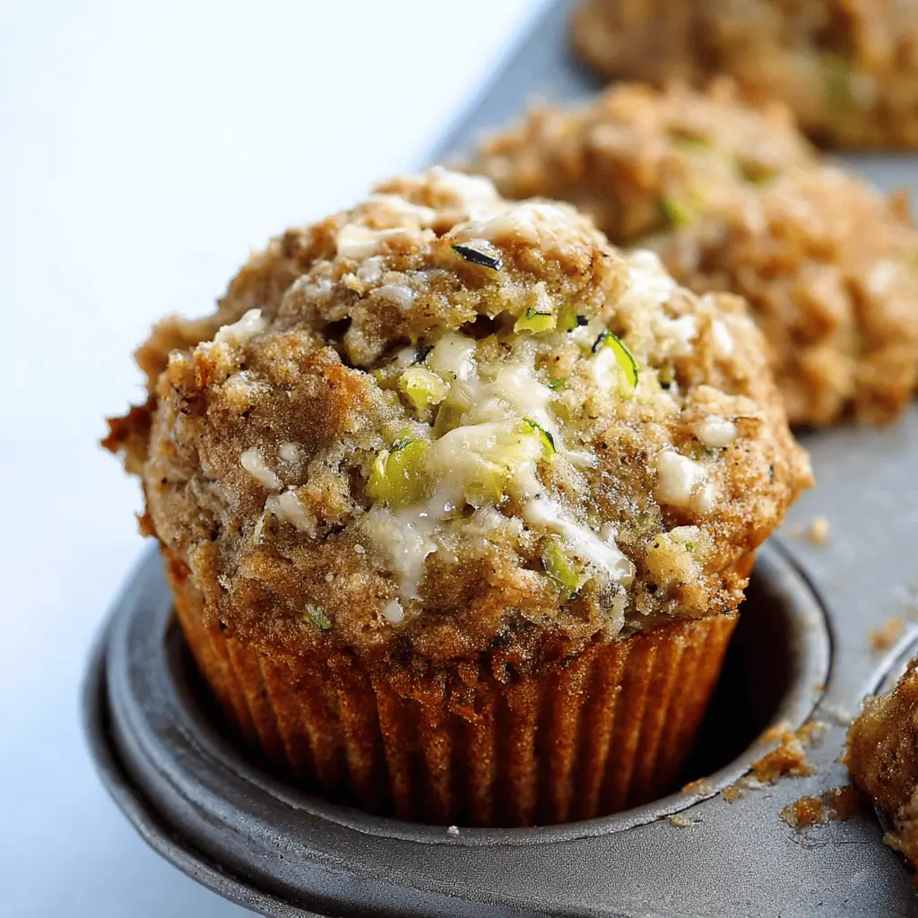 Easy Healthy Banana Zucchini Muffins