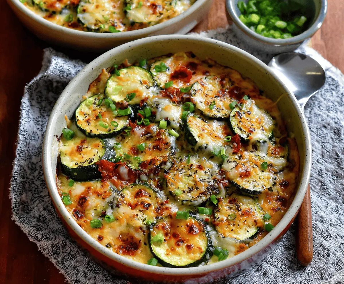 Easy Low Carb Gluten-Free Zucchini Bake