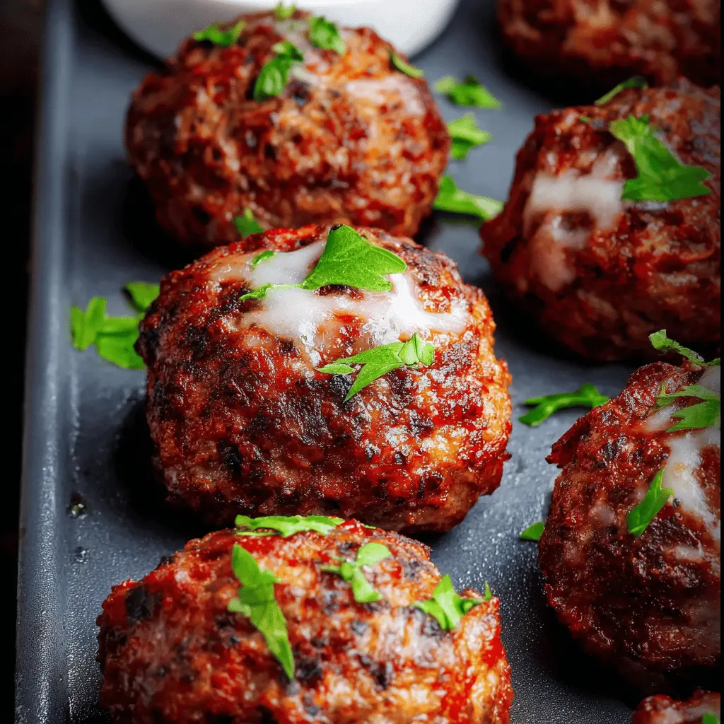 Easy Air Fryer Italian Meatballs Recipe