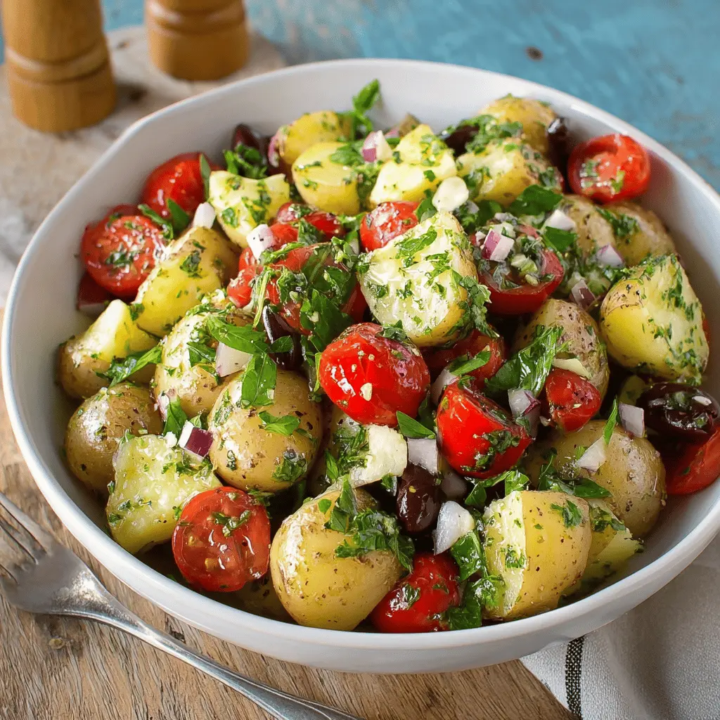 Easy Mediterranean Potato Salad Recipe