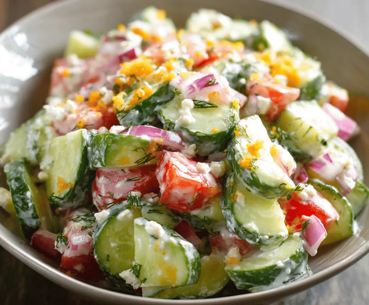 Refreshing Mexican Cucumber Salad with Lime and Chili