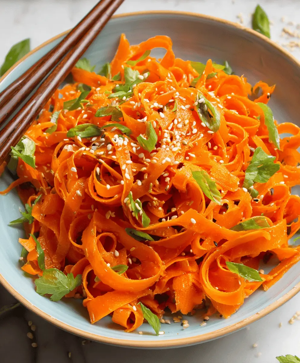 Fresh and Crunchy Asian Carrot Salad Recipe