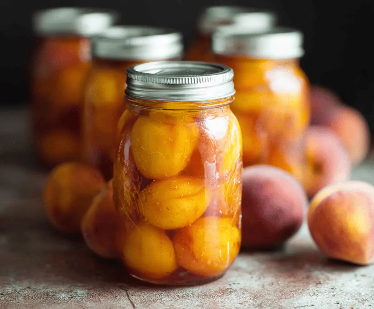 Easy Step-By-Step Guide to Canning Fresh Peaches