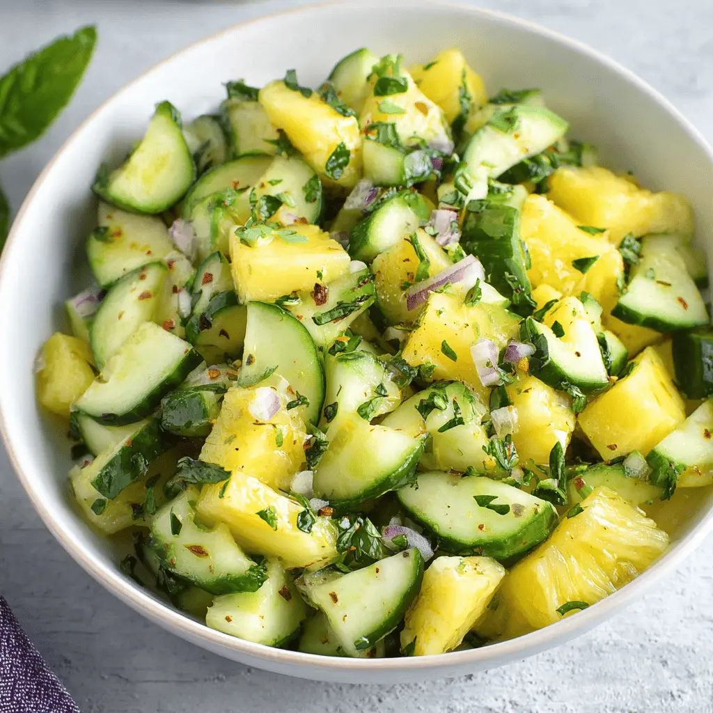 Easy Pineapple Cucumber Salad Recipe for Fresh Summer Days