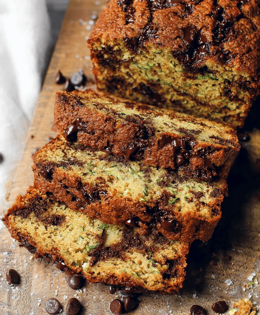 Moist Chocolate Chip Zucchini Bread Recipe