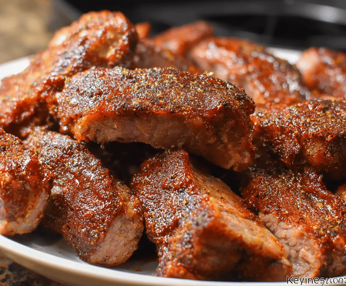 Easy Oven BBQ Boneless Pork Ribs Recipe