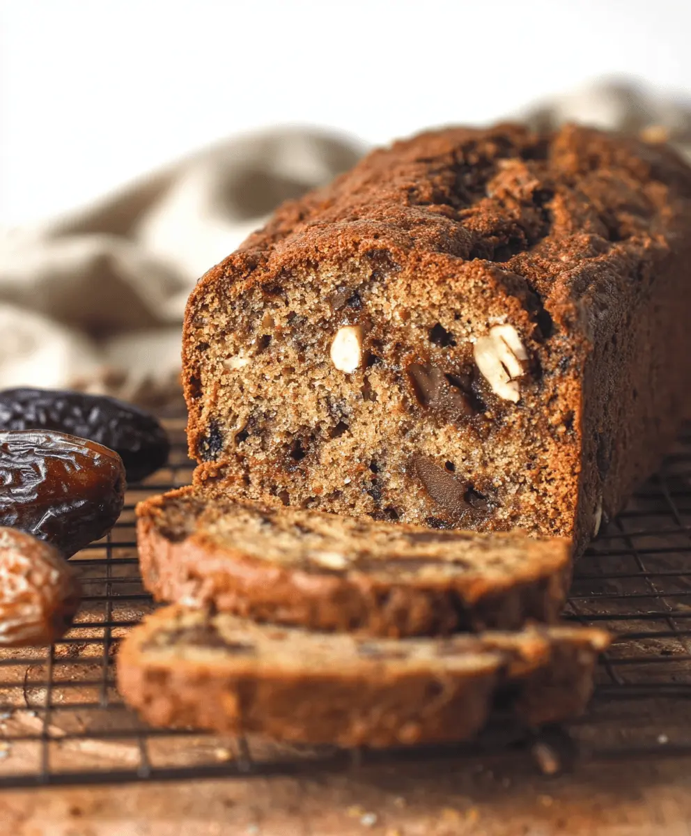 Fig and Date Nut Bread Recipe for Soft, Flavorful Slices