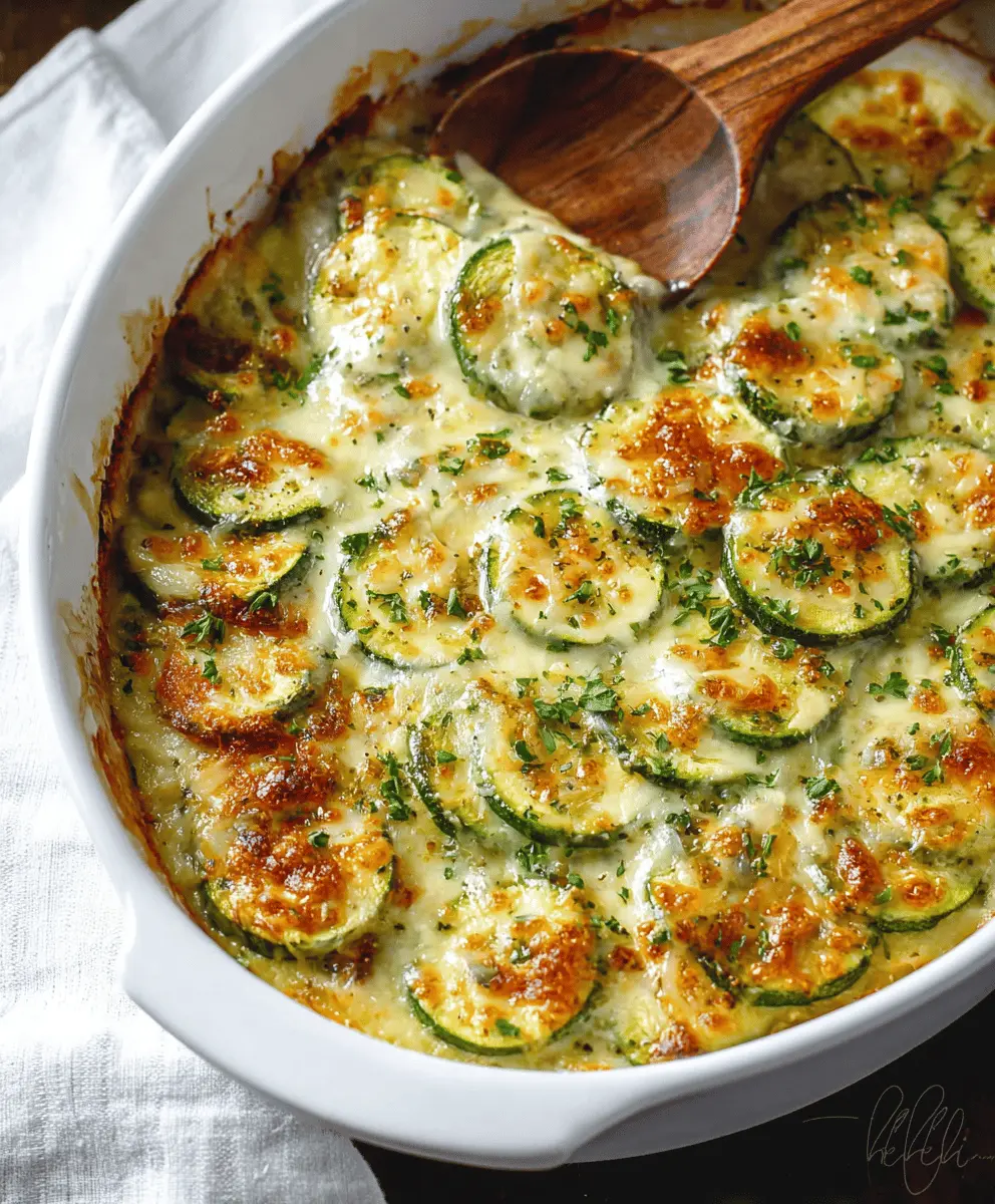 Easy Cheesy Zucchini Bake Recipe for Beginners