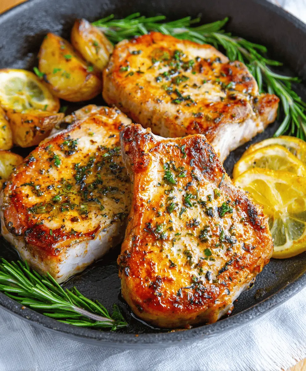Juicy Oven Baked Pork Chops Recipe