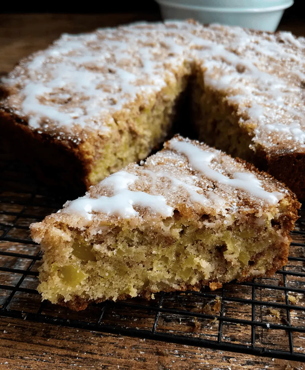 Old Fashioned Green Tomato Cake Recipe