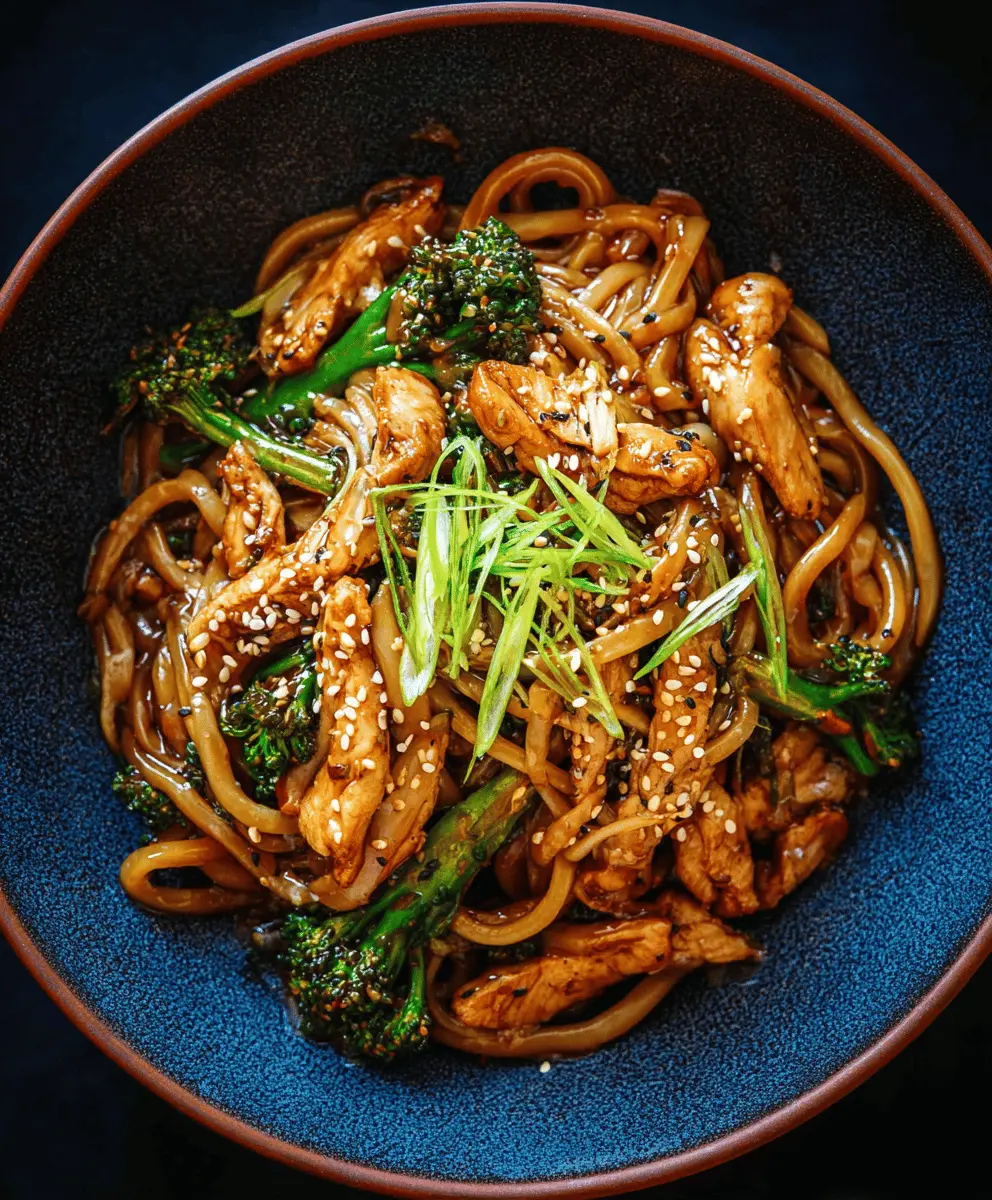 Easy Chicken Teriyaki Noodles Recipe