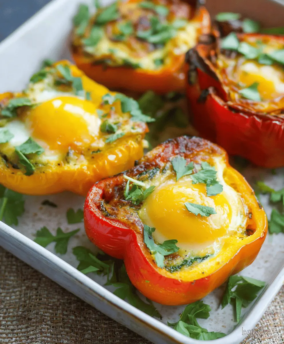Easy Breakfast Stuffed Bell Peppers Recipe