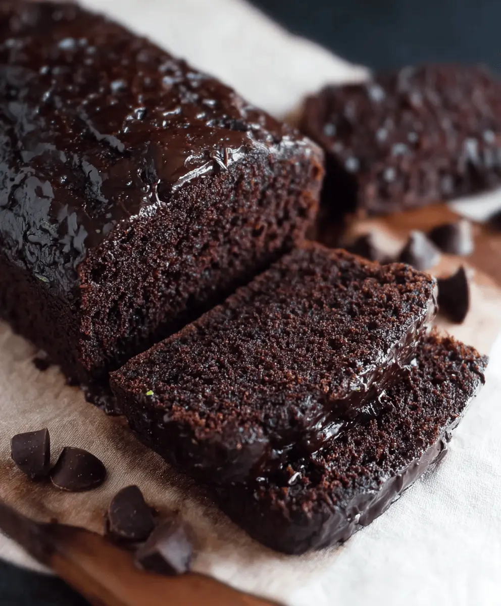 Moist Chocolate Zucchini Cake Recipe