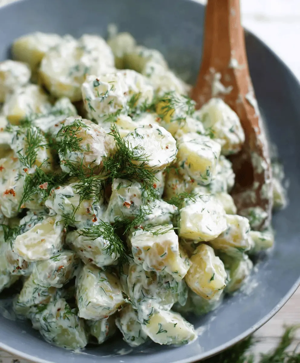 Creamy Dill Potato Salad With Tangy Mustard Dressing