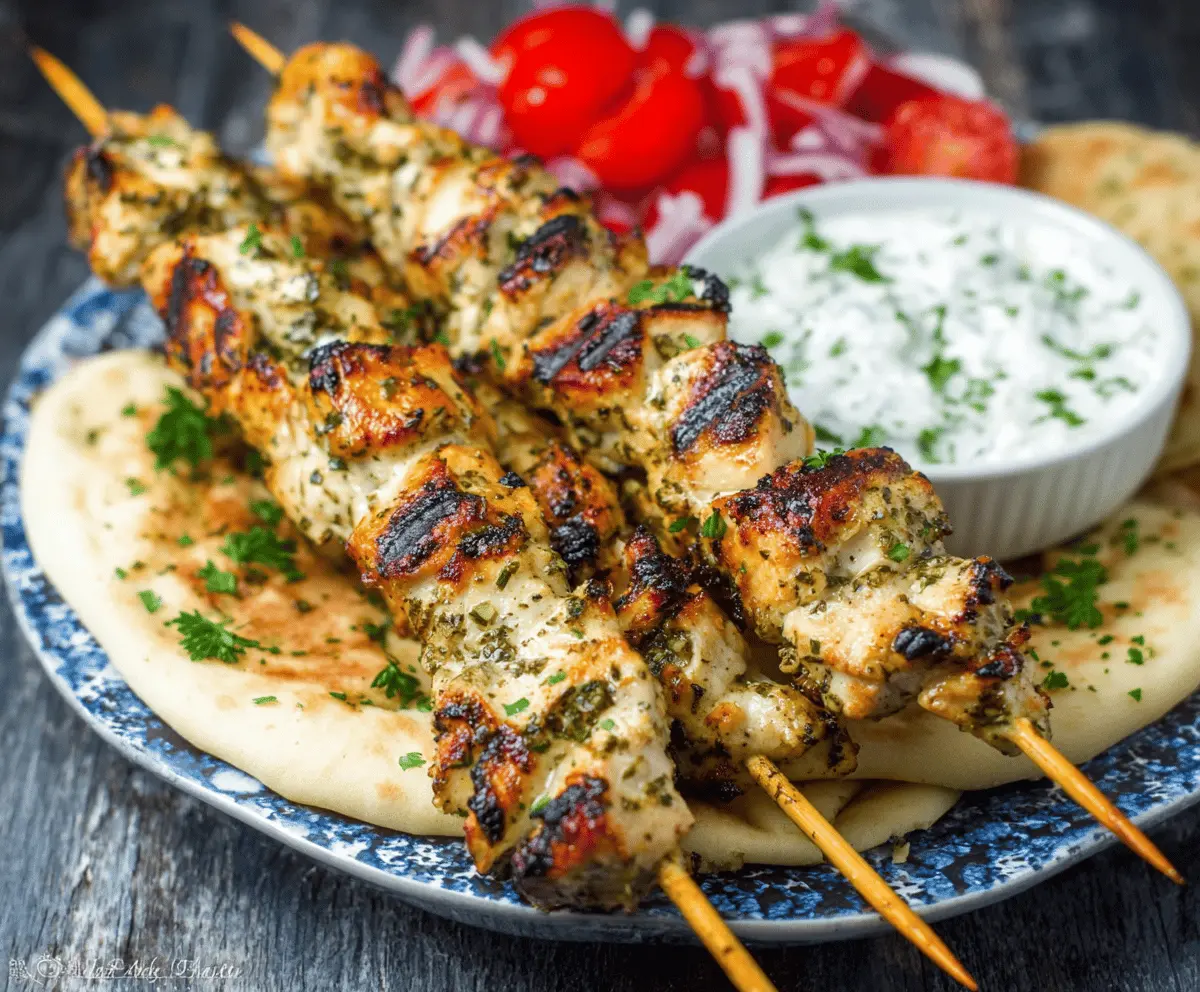 Authentic Greek Chicken Souvlaki Recipe