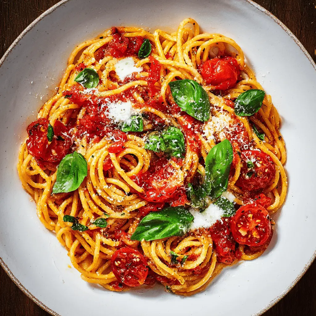 Classic Italian Pasta Al Pomodoro Recipe