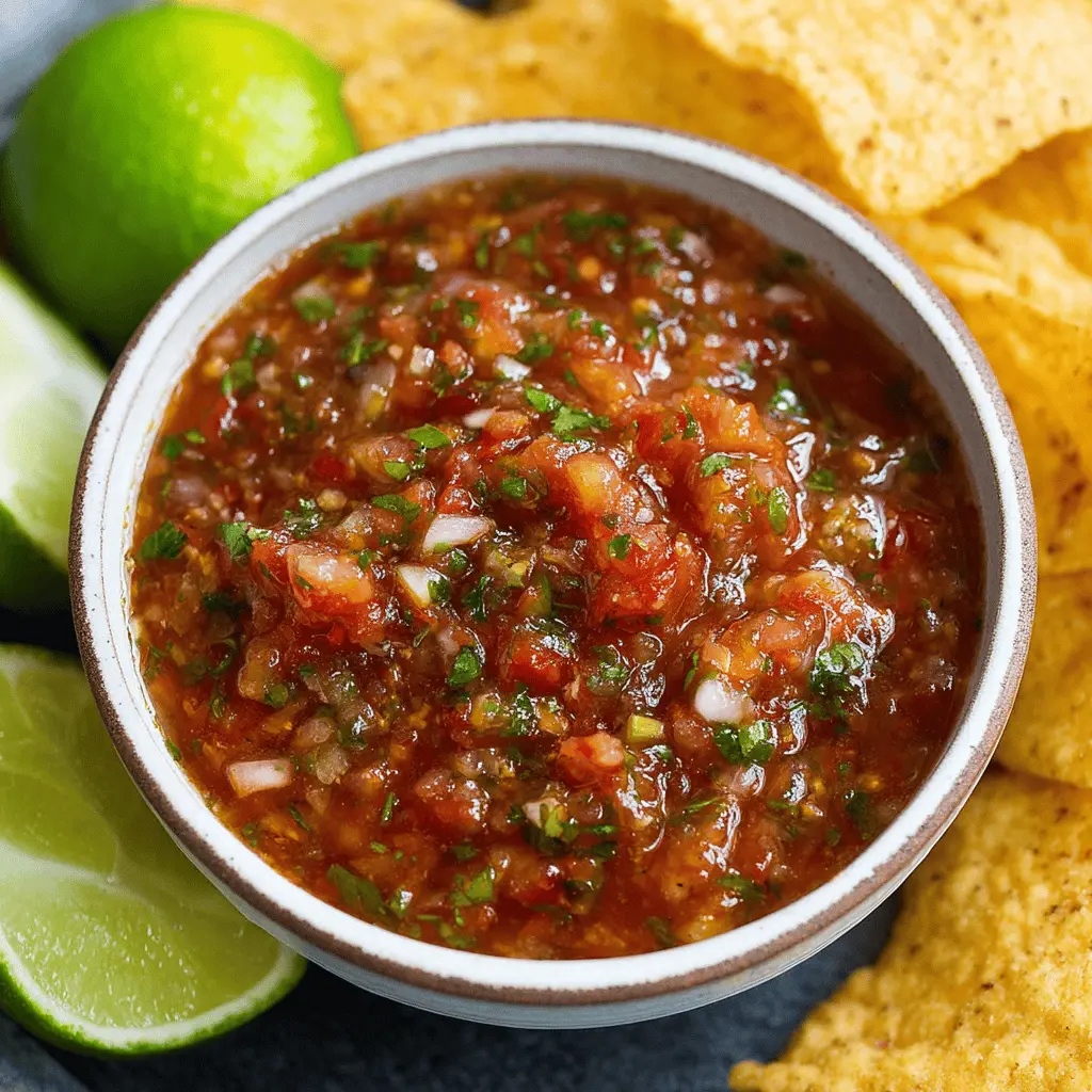 Easy Homemade Salsa Recipe for Fresh Flavor