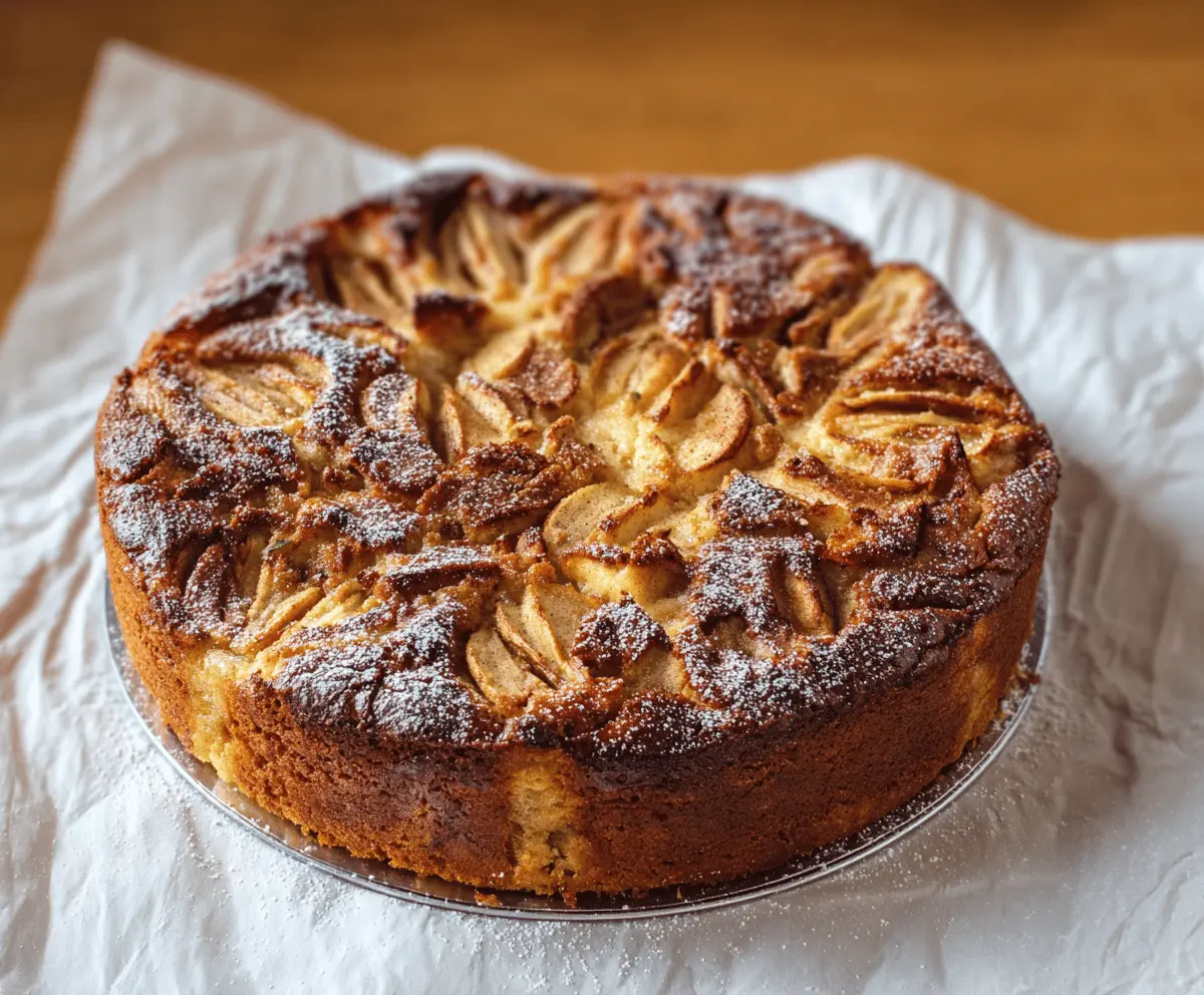 Old Fashioned Swedish Apple Cake Recipe