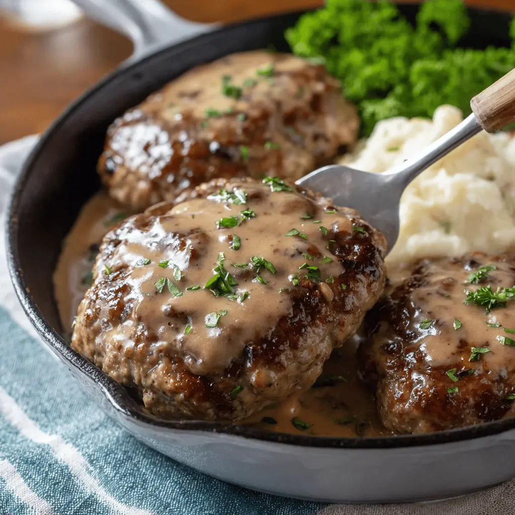 Amish Country Poor Man’s Hamburger Steaks Recipe