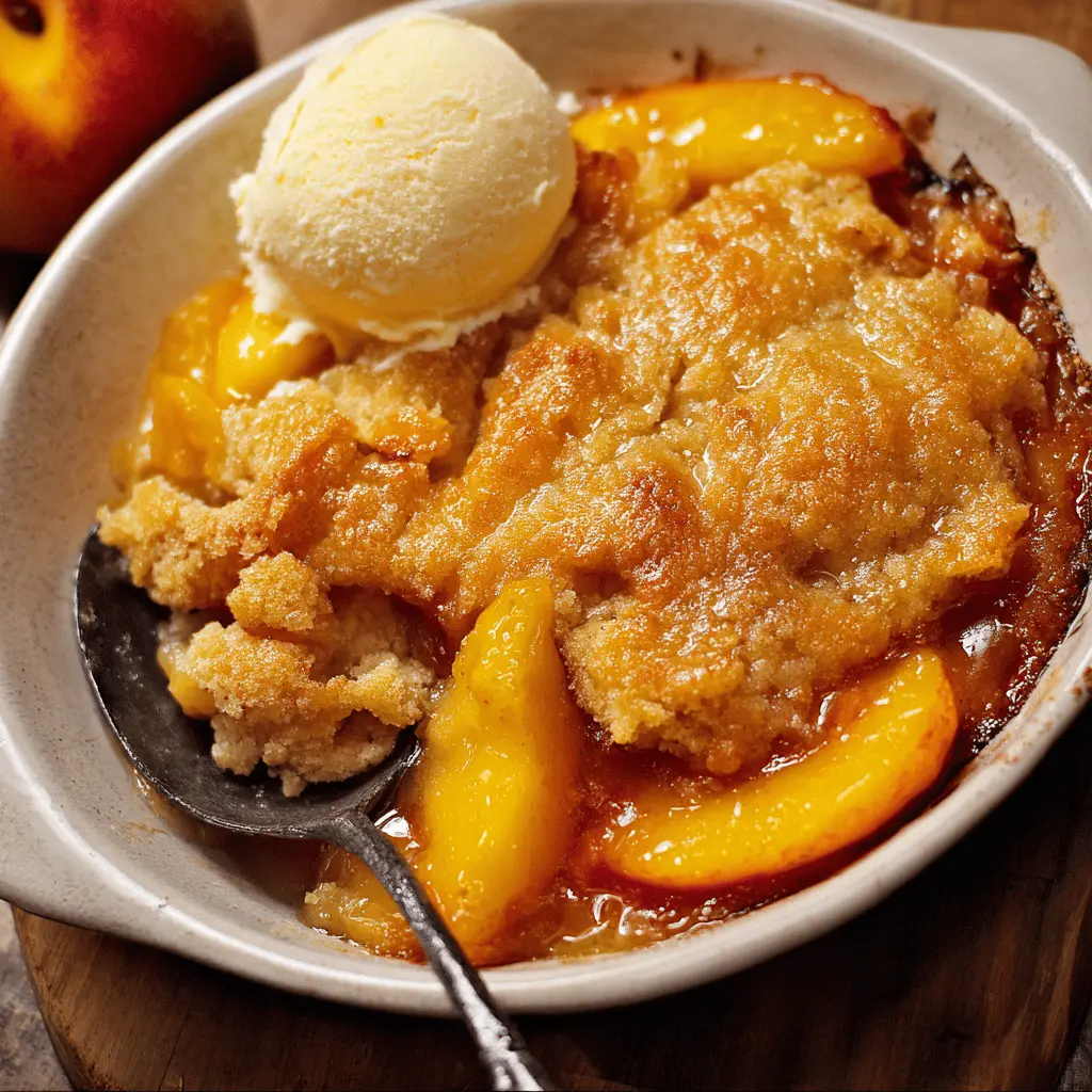 Easy Georgia Peach Cobbler Recipe