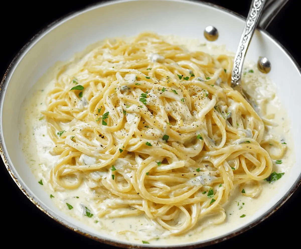 Easy Creamy White Sauce for Spaghetti Pasta