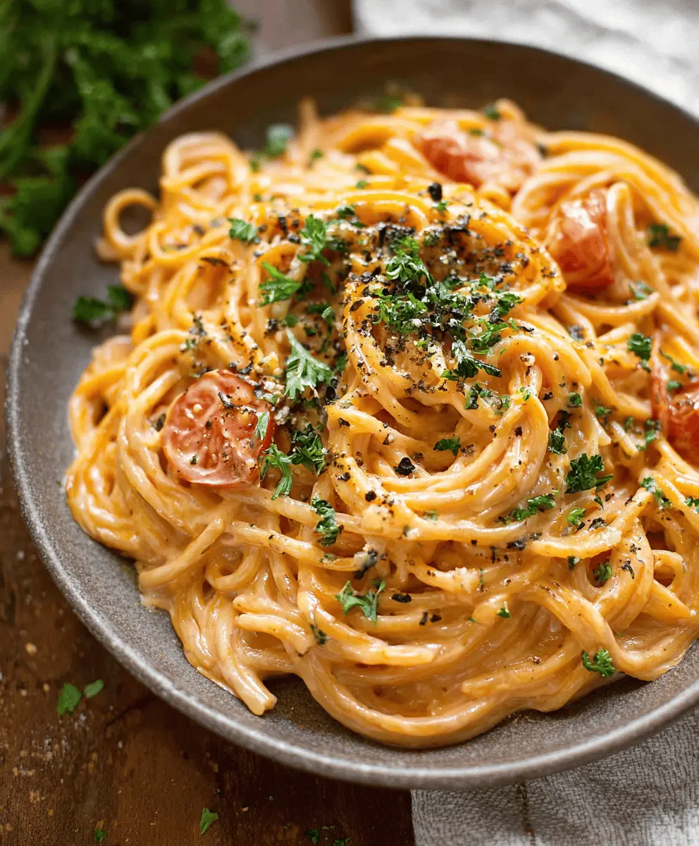 Easy Creamy Spaghetti Recipe for Dinner