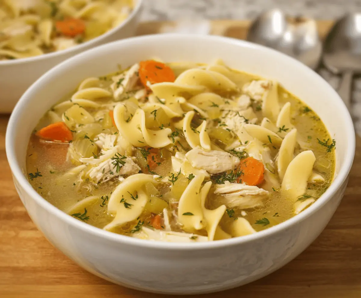 Comforting Homemade Chicken Noodle Soup Recipe