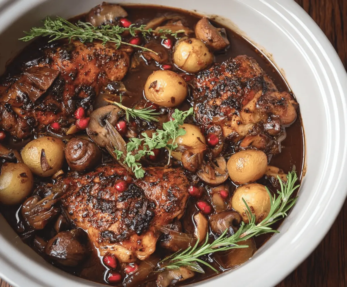 Easy Slow Cooker Balsamic Chicken Recipe